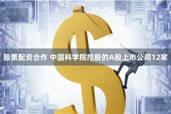 股票配资合作 中国科学院控股的A股上市公司12家